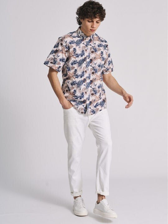 Staff Men's Shirt Short Sleeve Ekru