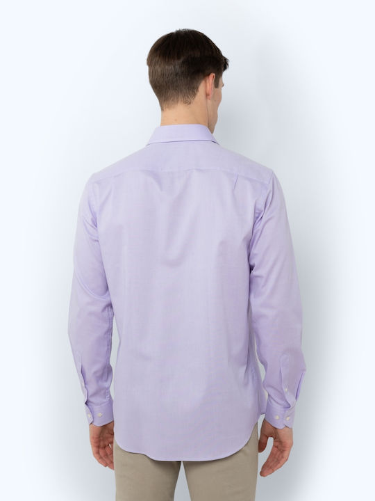 The Bostonians Men's Shirt Long Sleeve Cotton MOV