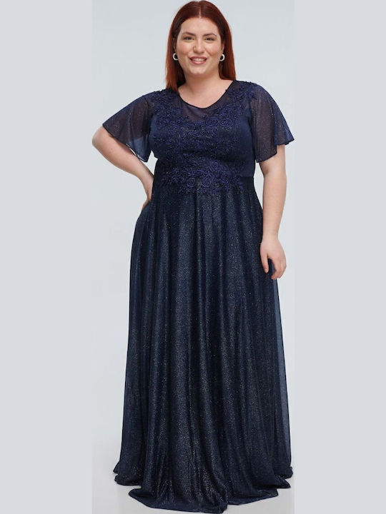 Summer Maxi Evening Dress Blue