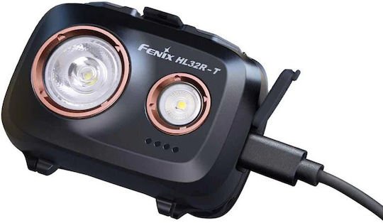 Dulotec Επαναφορτιζόμενος Φακός Κεφαλής LED IP66 με Μέγιστη Φωτεινότητα 800lm