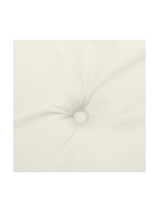 vidaXL Gartenstuhlkissen Mit Rückenlehne Beige 2Stück 50x100cm