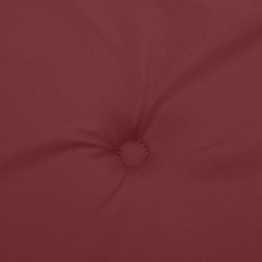 vidaXL Gartenstuhlkissen mit Rückenlehne Rote 2Stück 50x120cm