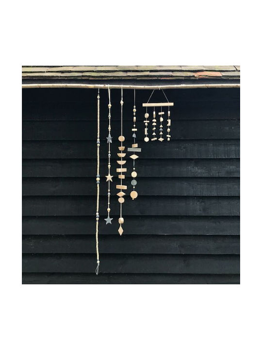 Synchronia Decorative Garland Handmade Garland Made of Wood