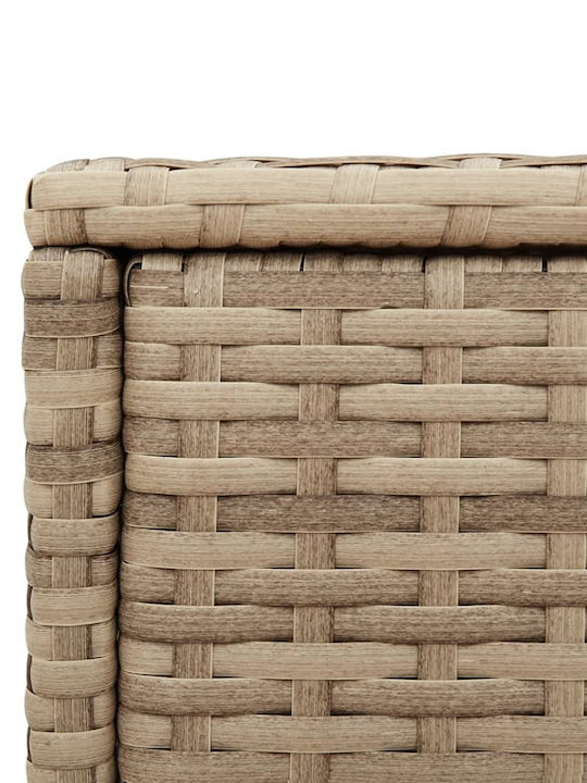Tisch für kleine Außenbereiche Stabil Beige 58x27.5x55cm