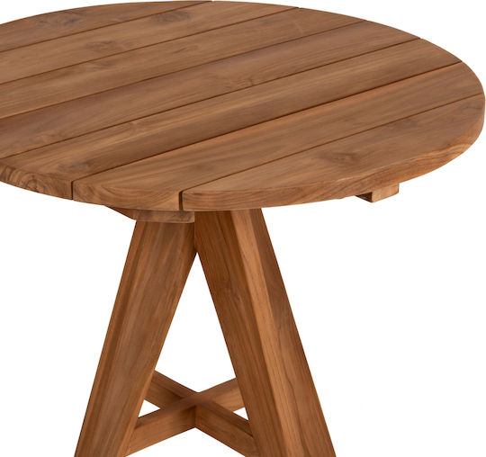Masă Pentru Spații Exterioare Mici Din Teak LEO 80x80x75cm