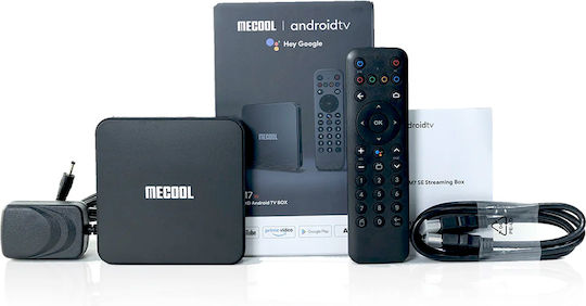 Mecool TV Box MCL-KM7SE 4K UHD cu WiFi USB 2.0 2GB RAM și 32GB Spațiu de Stocare cu Sistem de Operare Android și Google Assistant