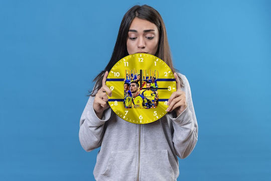 Koupakoupa Cristiano Ronaldo Al Nassr Wall Clock Wooden Ø30cm
