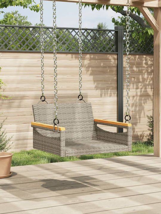 Hanging Chair Rattan W63xD62xH40cm Gray