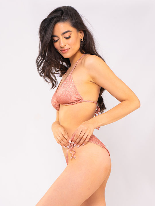 Set Bikini Τριγωνάκι & Brazil Apricot