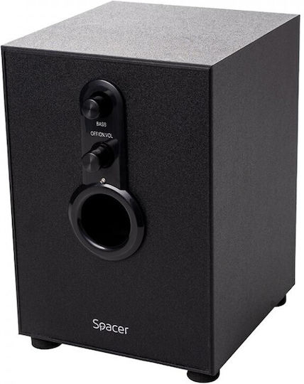Spacer Difuzoare de Calculator 2.1 cu Putere 11W în Negru Culoare