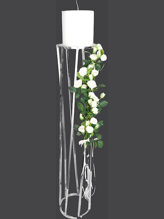 Silver Metal Candle Holder Fa536690 La Vista Lvs-fa536690