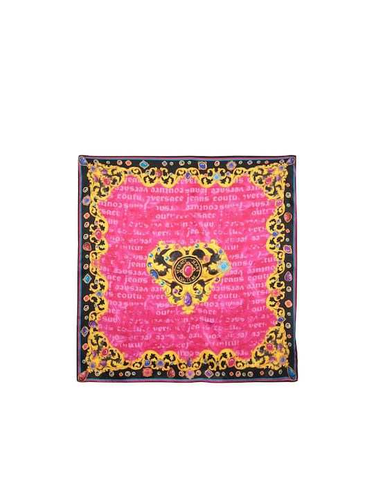 Versace Women's Silk Scarf Pink