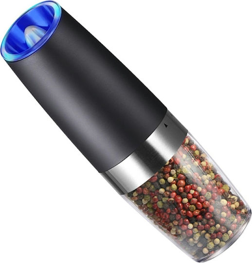 Electric Set Spice Mills made of Ceramic in Silver Color 1pcs