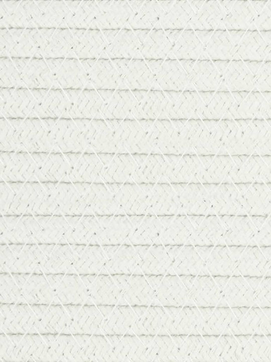 vidaXL Καλάθι Αποθήκευσης Υφασμάτινο Μπεζ 28x28x28cm 2τμχ