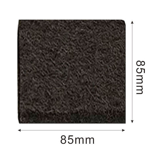 Tpster 17238 Square Felts with Sticker 85x85mm 2pcs