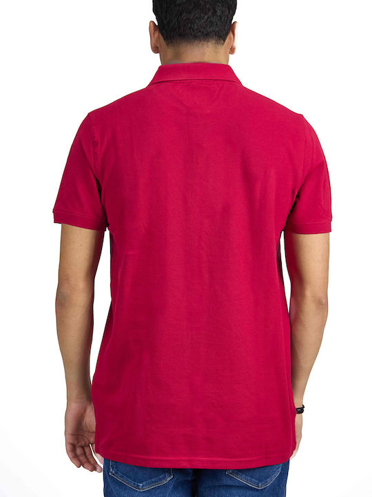 Polo Short Sleeve Blouse Red