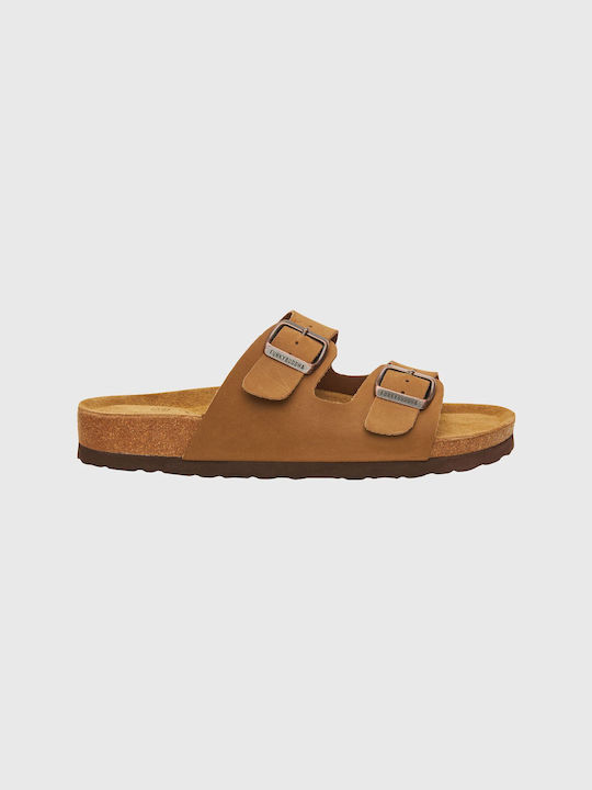 Funky Buddha Leather Women's Sandals Brown