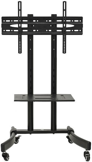 Maclean Energy MC-739 Fernsehhalterung Boden mit Arm bis 65" und 40kg Schwarz