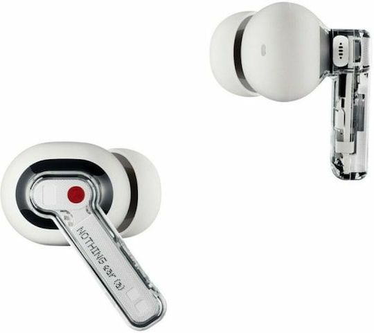 Nothing Ear (a) In-ear Bluetooth Handsfree Earphones with Sweat Resistance and Charging Case White
