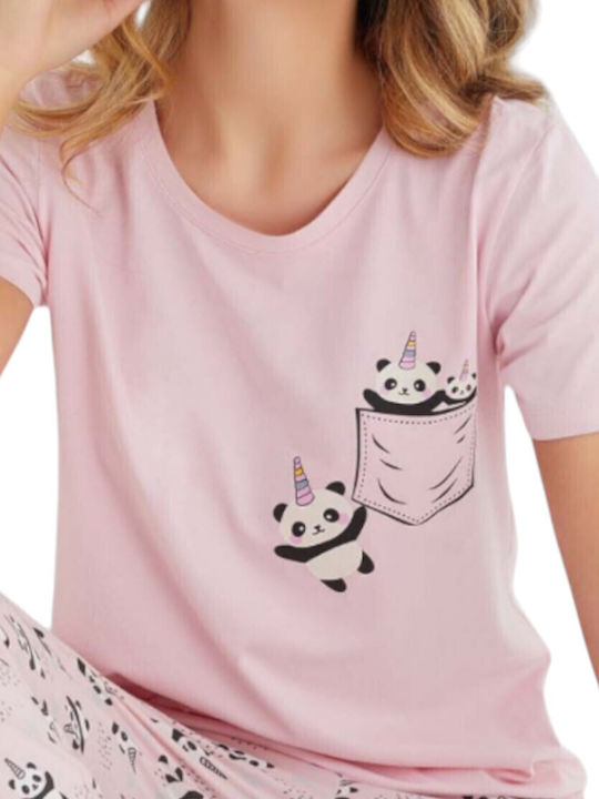 Summer Women's Pyjama Set Pink