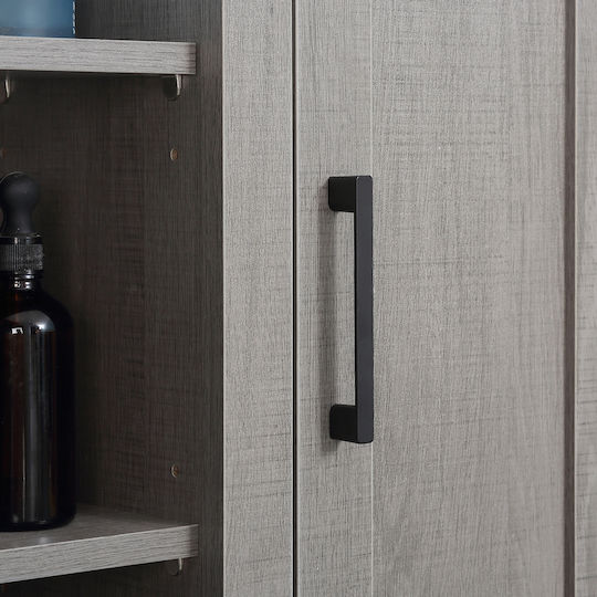 Kleankin Bathroom Cabinet L48xW20xH50cm Gray