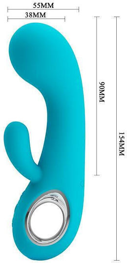 Boss Of Toys Doppelter Vibrator Hellblau