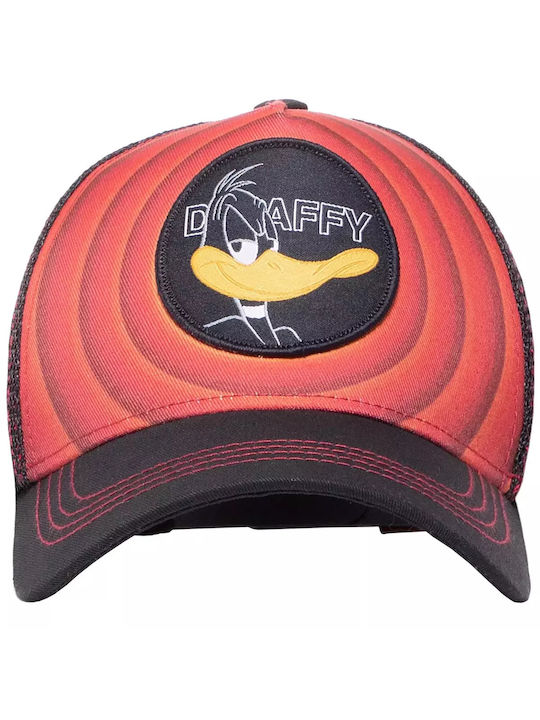 Capslab Looney Tunes Daffy Duck Men's Trucker Cap Black