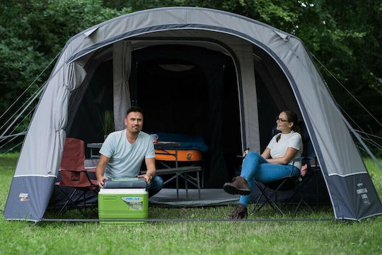 Vango Cort De Camping Tunel Gonflabil Gri Cu Dublu Material Pentru 6 Persoane 705x380x210cm