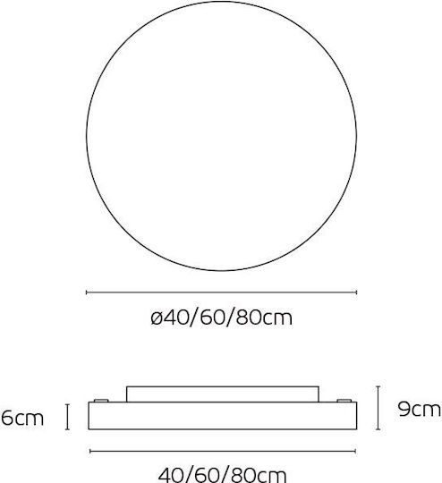 VK Lighting Eleso Πλαφονιέρα LED VK Lighting Eleso Πλαφονιέρα LED