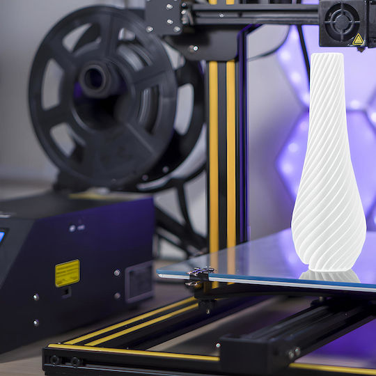 PLA 3D Printer Filament 1.75mm Λευκό 0.2kg