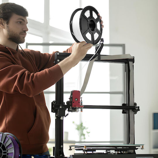 PLA 3D Printer Filament 1.75mm Λευκό 0.2kg