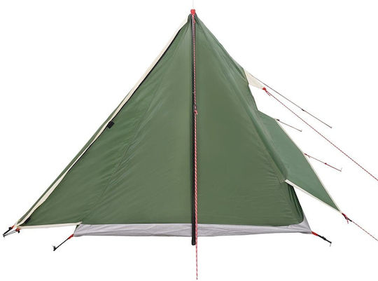 vidaXL Σκηνή Camping Πράσινη για 2 Άτομα 214x161x120εκ.