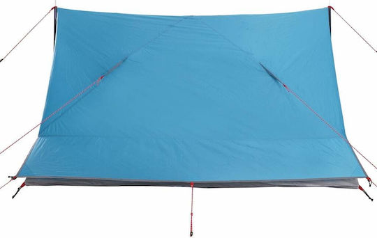 vidaXL Camping Tent A-Frame Blue Seasons for People