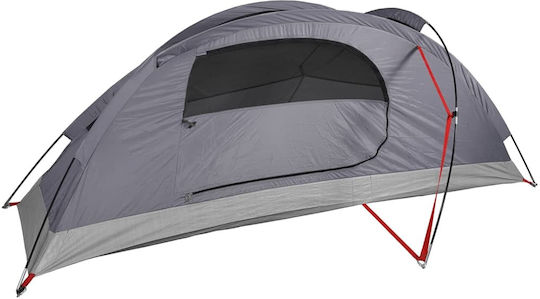 vidaXL Σκηνή Camping Γκρι για 1 Άτομο 230x140x88εκ.