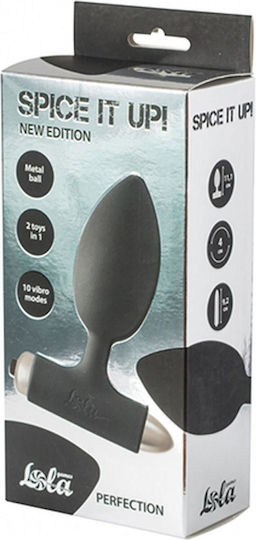 Anal Plug with Vibration Black
