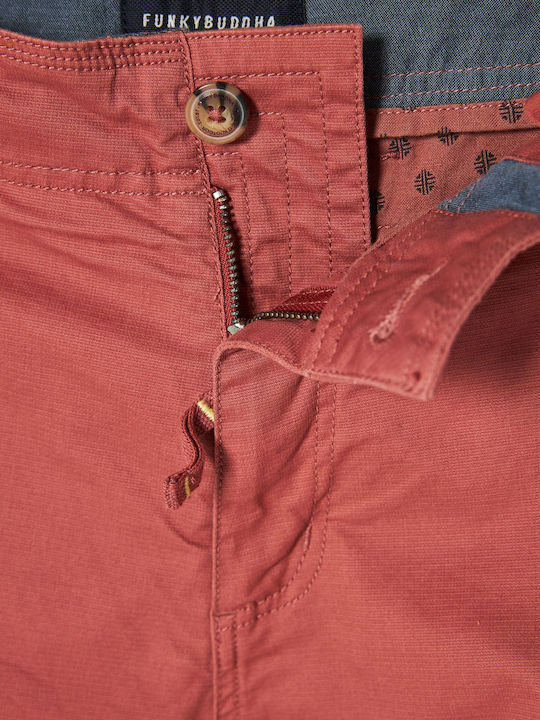 Trousers Cargo Elastic in Loose Fit Jacquard