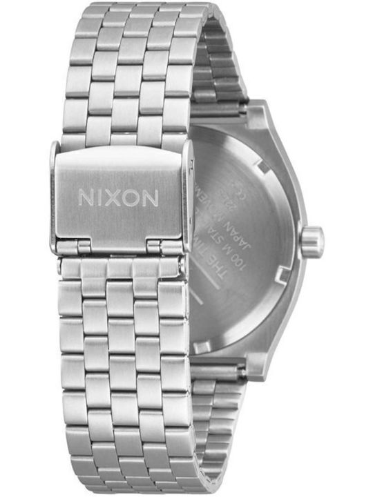 Nixon Дамски Часовник 37мм Кварцов със Сребриста Метална Верижка