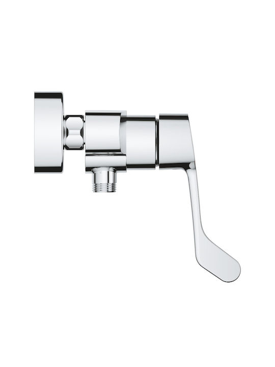 Grohe Eurosmart Αναμεικτική Μπαταρία Μπανιέρας Ασημί