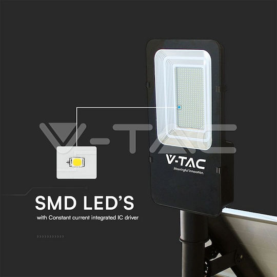 V-TAC Ηλιακό Φωτιστικό Δρόμου 50W Φυσικό Λευκό 4000K με Φωτοκύτταρο IP65