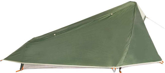 vidaXL Camping Tent Tunnel Green with Double Cloth for 1 Person Waterproof 210x100x94cm