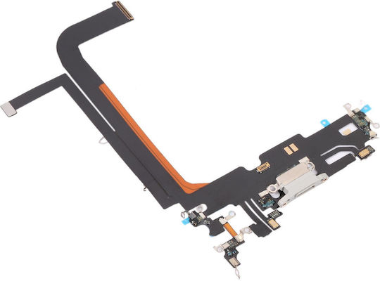 Cablu flexibil de încărcare pentru portul Iphone 13 Pro Max, alb