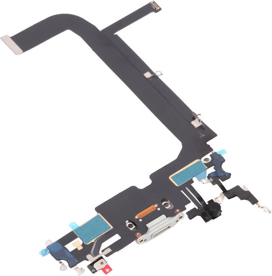 Cablu flexibil de încărcare pentru portul Iphone 13 Pro Max, alb