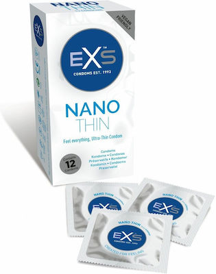 EXS Προφυλακτικά Nano Λεπτά Natural 12τμχ