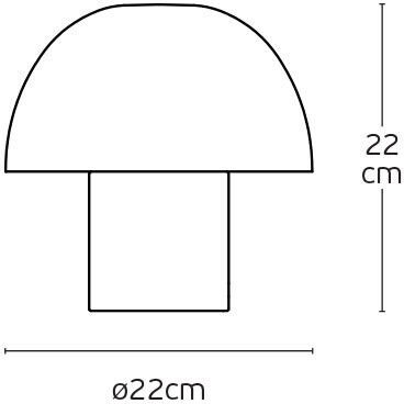 VK Lighting Πορτατίφ για Ντουί E27 με Μαύρο Καπέλο και Βάση