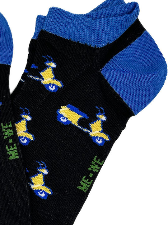 ME-WE Kids' Ankle Socks Black 2 Pairs