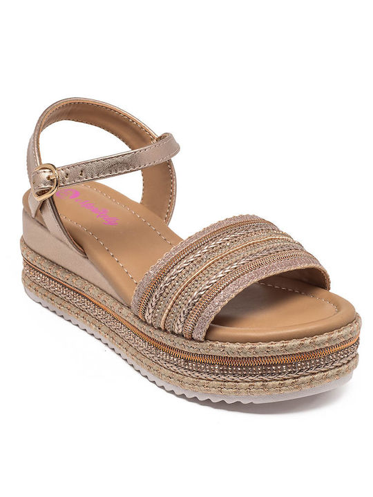 Marikelly Kinder Sandalen Rose Gold