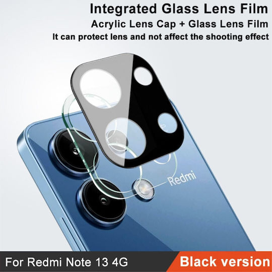 Camera Protection Tempered Glass Black for the Xiaomi Redmi Note 13 4G