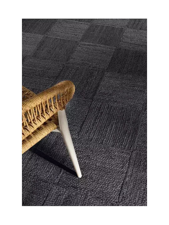 Guy Laroche Galleria Rug Rectangular from Jute Anthracite