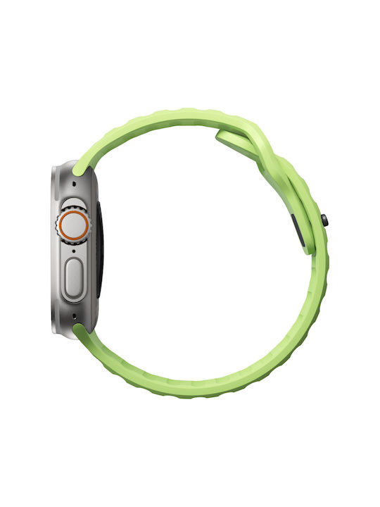 Nomad Sport Strap Special Edition V2 Lsr Waterproof Silicone M L Apple Watch Ultra 2/1 49mm 9 8 7 45mm 6 Se 5 4 44mm 3 2 1 42mm Glow 2.0 Nm01580085