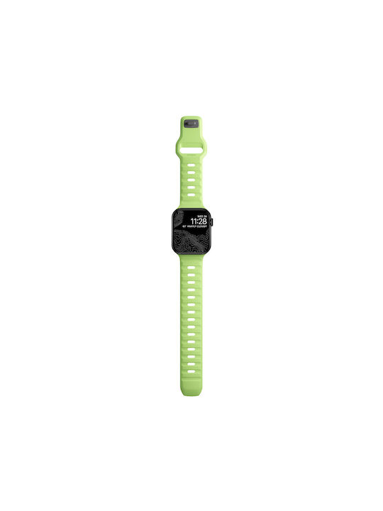 Nomad Sport Strap Special Edition V2 Lsr Waterproof Silicone M L Apple Watch 9 8 7 41mm 6 Se 5 4 40mm 3 2 1 38mm Glow 2.0 Nm01579485